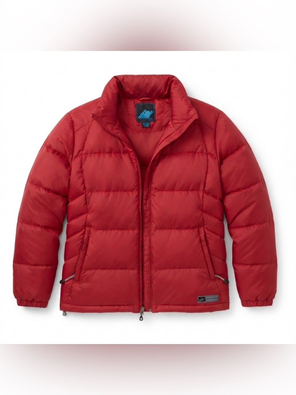 Eastern Mountain Sports EMS Women's Red Puffer Jacket Full Zip Goose Down XL